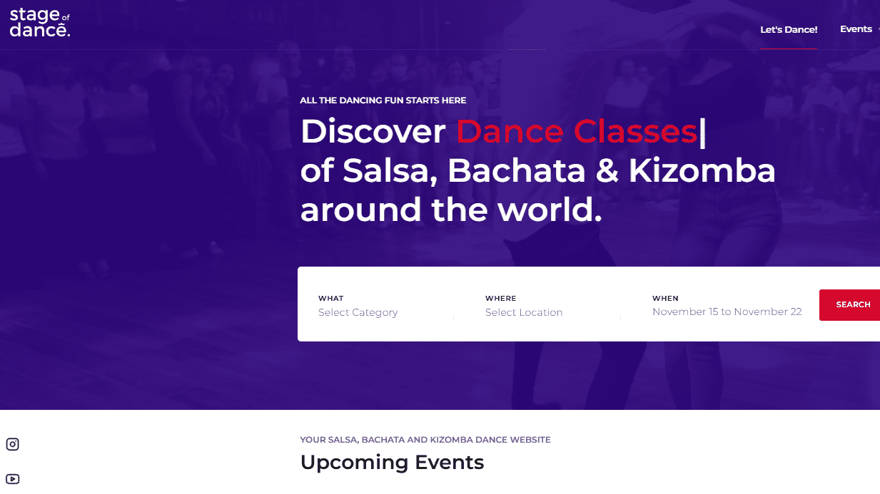 Stage of Dance™: La Plataforma Revolucionaria que Conecta a los Amantes del Baile con Eventos Globales