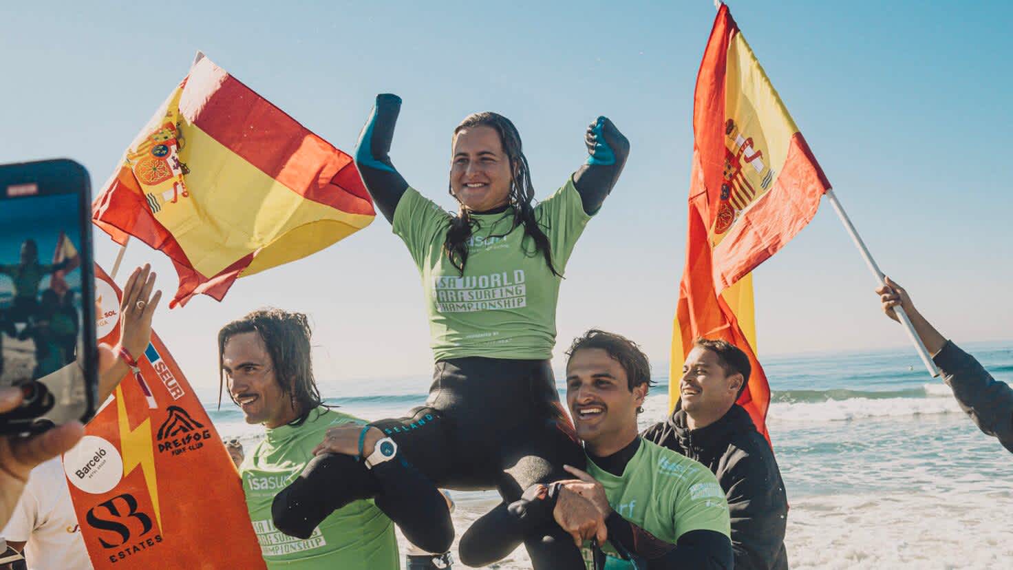 Sarah Almagro, Subcampeona del Mundo en el ISA World Parasurfing Championship 2024