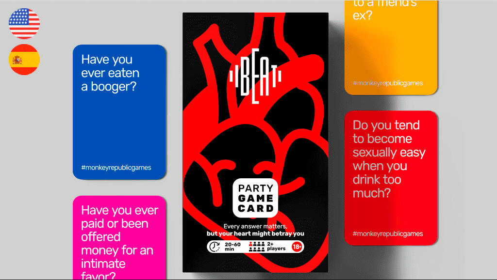 BEAT Party Game Card: El juego que lleva la verdad al límite ya está en Kickstarter