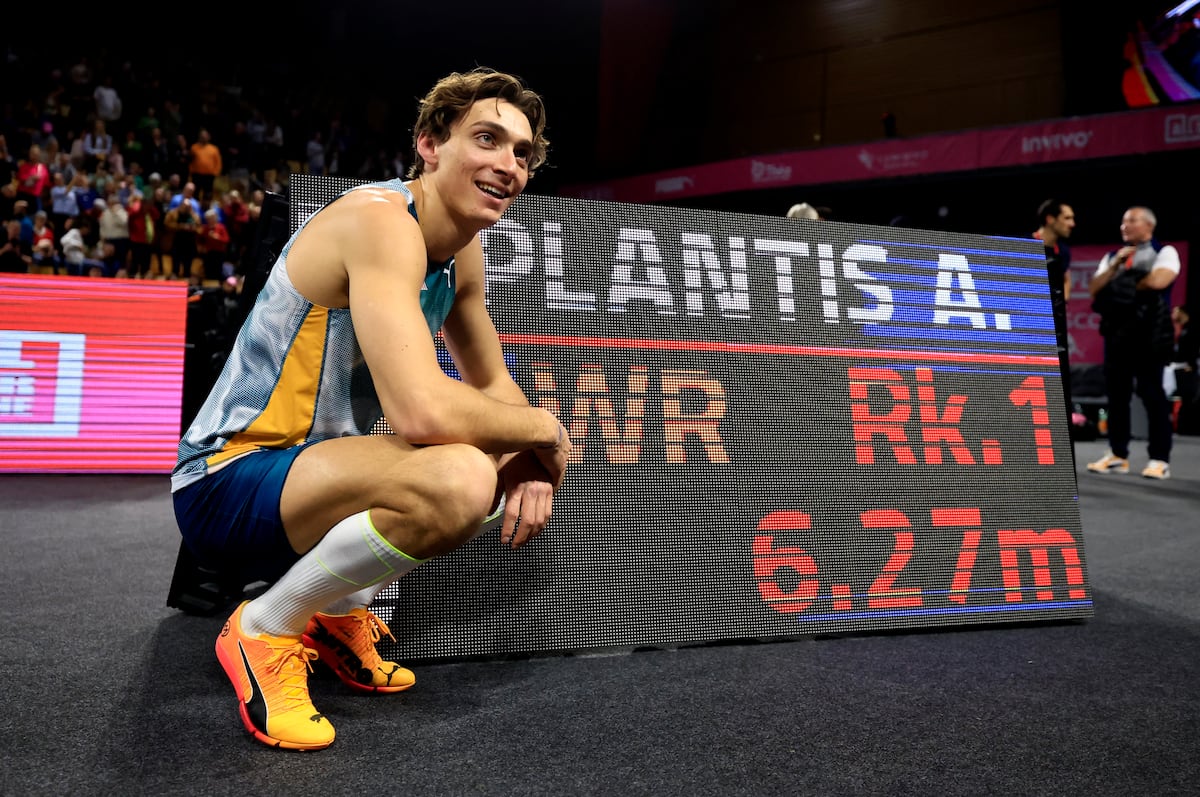 Nuevo récord del mundo de salto con pértiga de Mondo Duplantis: 6,27m