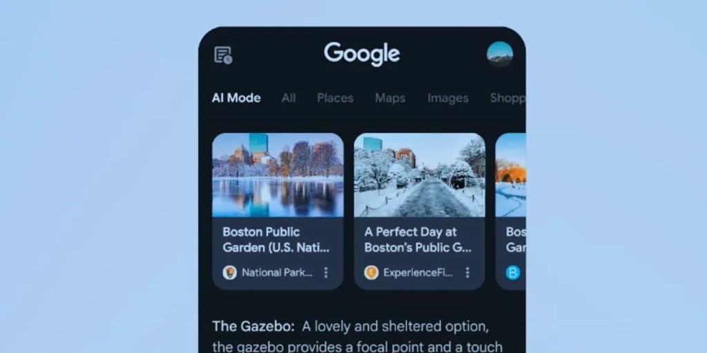 Google revoluciona su buscador con un nuevo Modo IA y ya permite crear vídeos con sonido