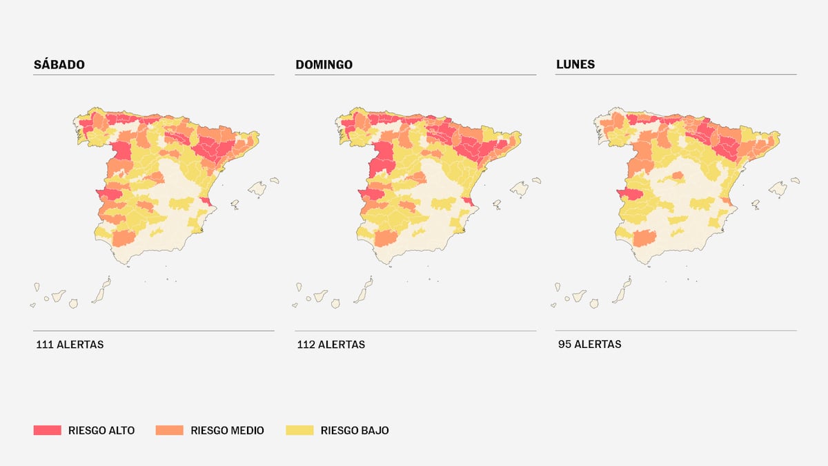 La primera ola de calor arranca con el 77% de los municipios en niveles de riesgo para la salud