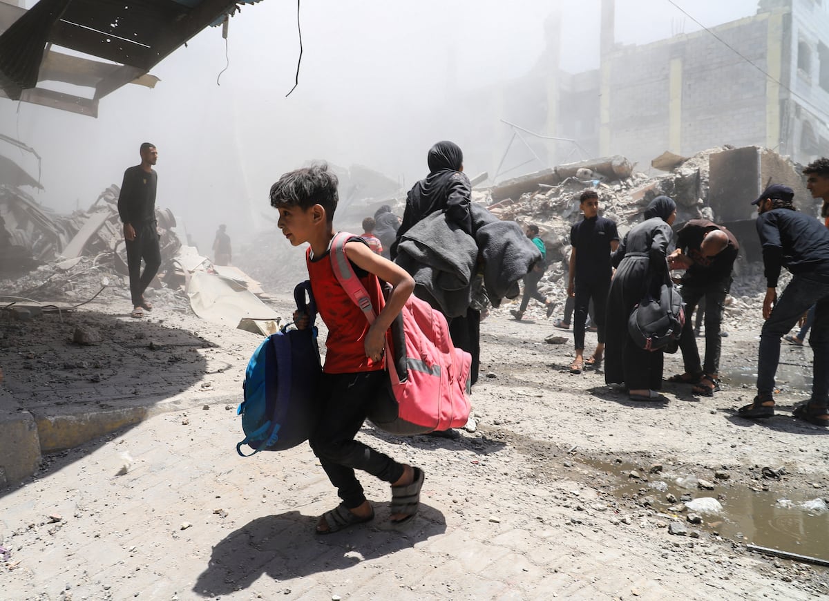 La infancia se consume en el infierno de Gaza