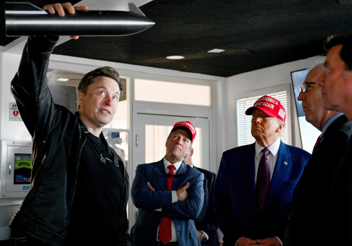 La Starship le falla a Musk en presencia de Donald Trump