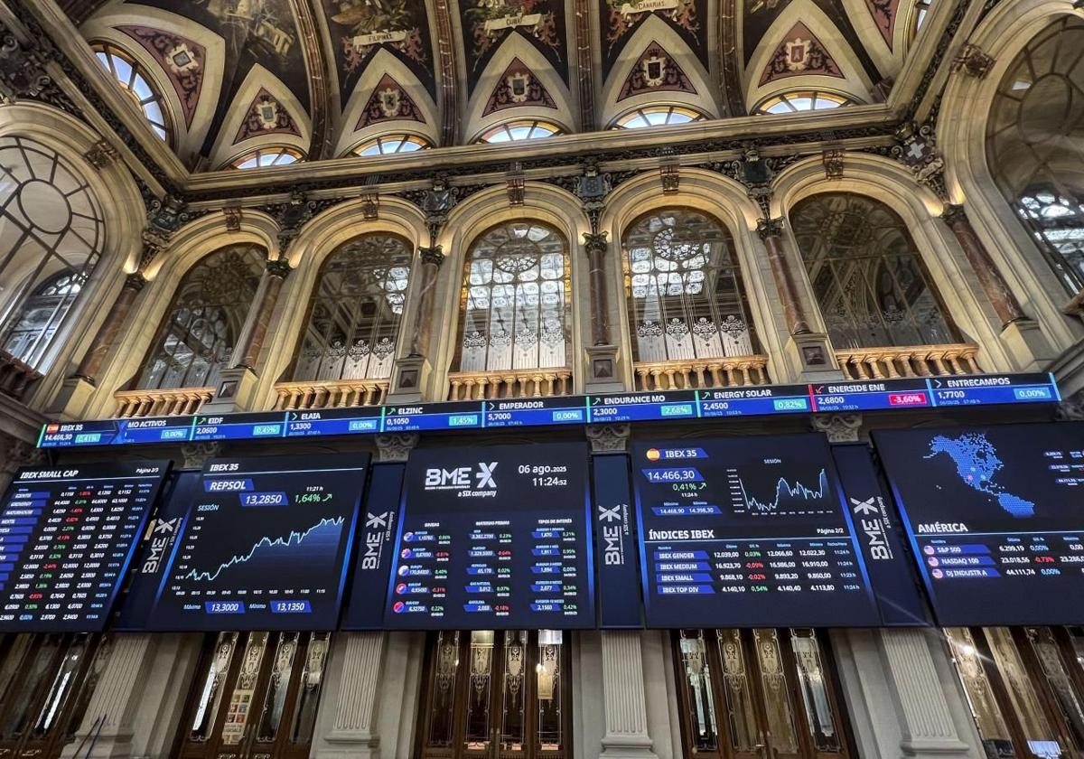 La Bolsa española ignora a Trump y se aferra a máximos de 2008
