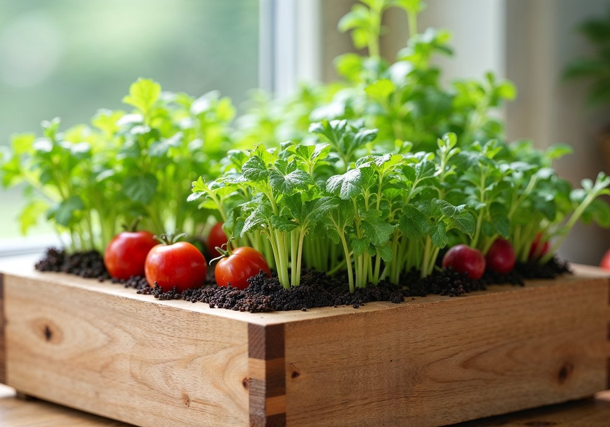 Cultivar verduras ecológicas en casa es posible con este mini huerto urbano