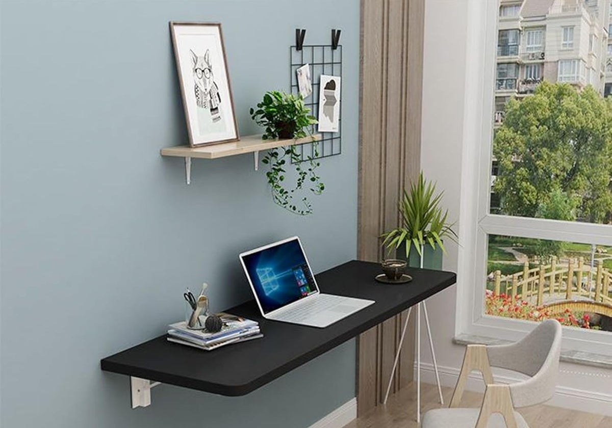 Los mejores escritorios de pared que ocupan poco y te solucionan mucho