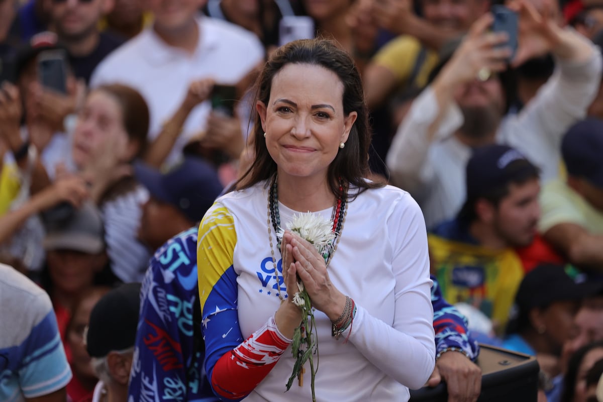 La opositora venezolana María Corina Machado, Premio Nobel de la Paz 2025