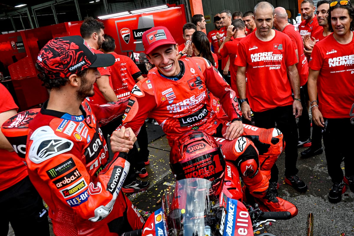 Marc Márquez, ante el reto de seguir compitiendo después de coronarse campeón: “Me siento más cansado que nunca”