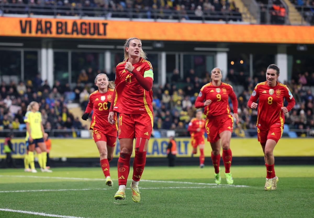 España jugará de nuevo la final de la Nations tras tumbar a Suecia con un golazo de Alexia