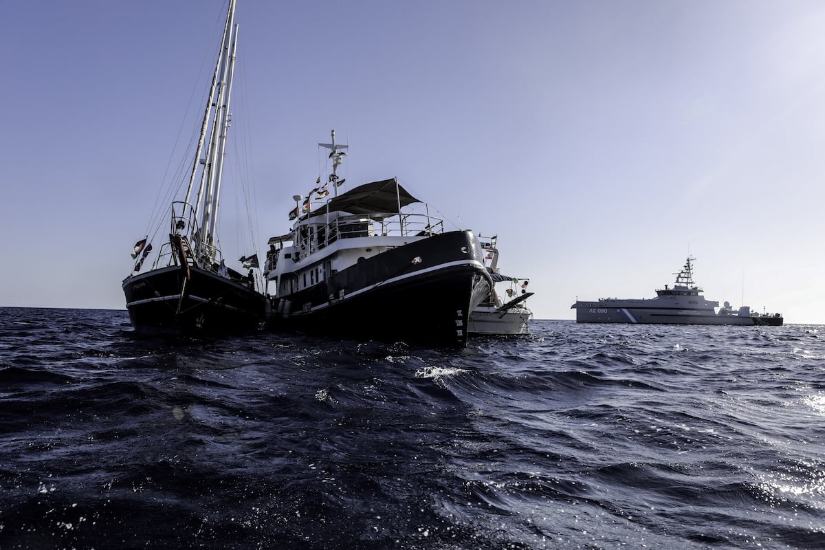 Israel se prepara para interceptar la flotilla hacia Gaza