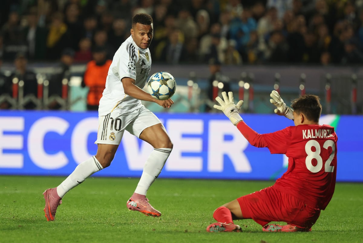 La demoledora rutina de Mbappé tumba al frágil Kairat