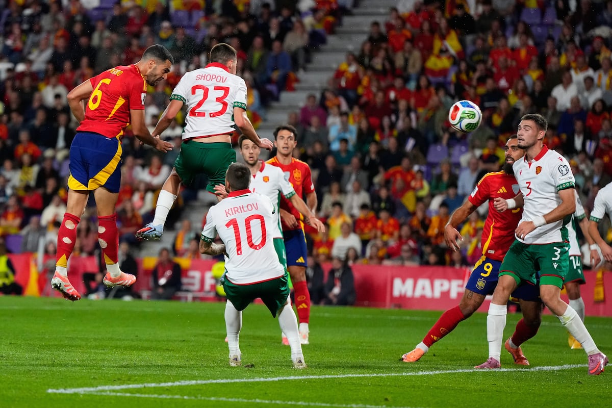 Poderío de récord de España: vence a Bulgaria e iguala la marca de Del Bosque con 29 partidos seguidos invicta