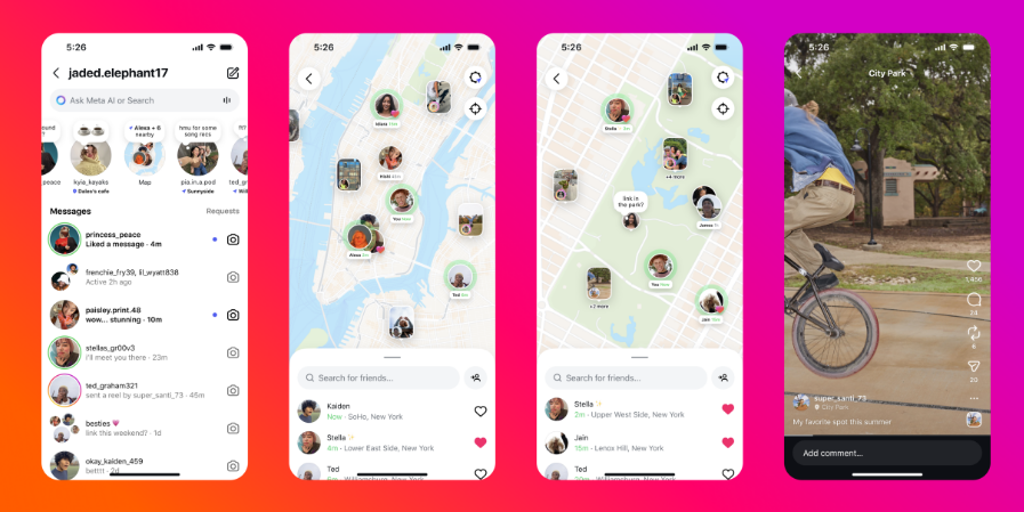 Instagram lanza su mapa interactivo: así podrás ver la ubicación de tus contactos y sus publicaciones