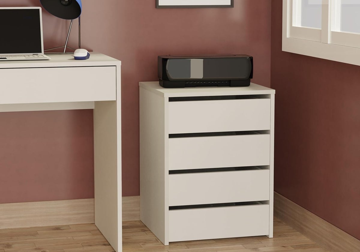 Todo en orden con estas cajoneras para despacho y dormitorio