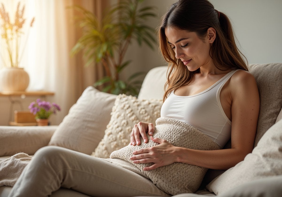 Parches térmicos y sacos de semilla para aliviar el dolor menstrual y continuar tu día