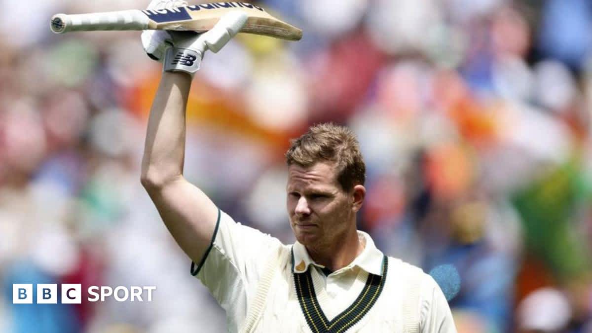 Smith century puts Australia on top against India