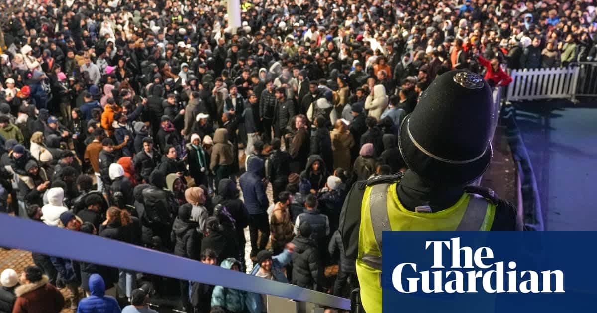 Thousands throng central Birmingham after New Year’s Eve fireworks hoax