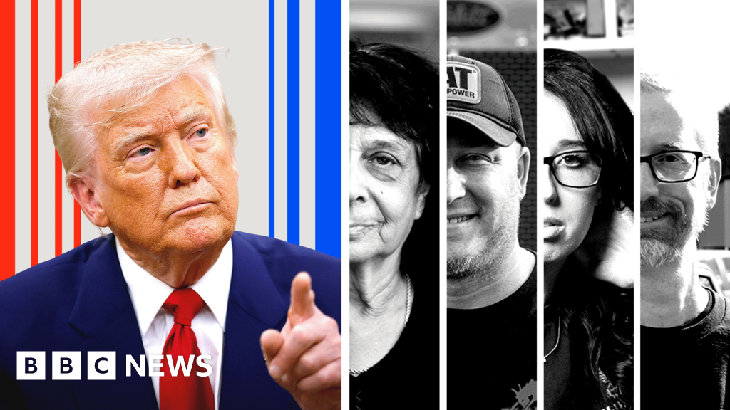 ‘Kicking butt’ or ‘going too fast’? Trump voters reflect on 100 days