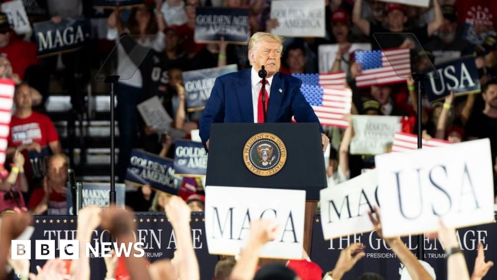 Trump celebrates ‘revolution of common sense’ after 100 days in office