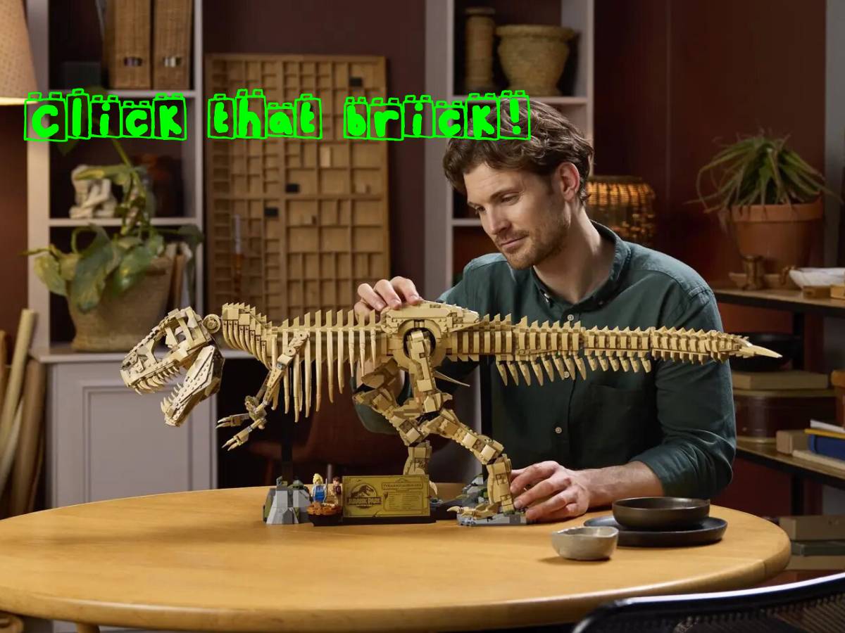 Click That Brick! LEGO “Jurassic World” Dinosaur Fossils: Tyrannosaurus rex