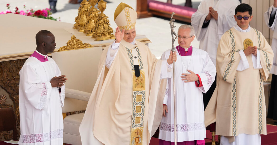 Pope Leo, Taking Helm of a Divided Church, Urges Unity