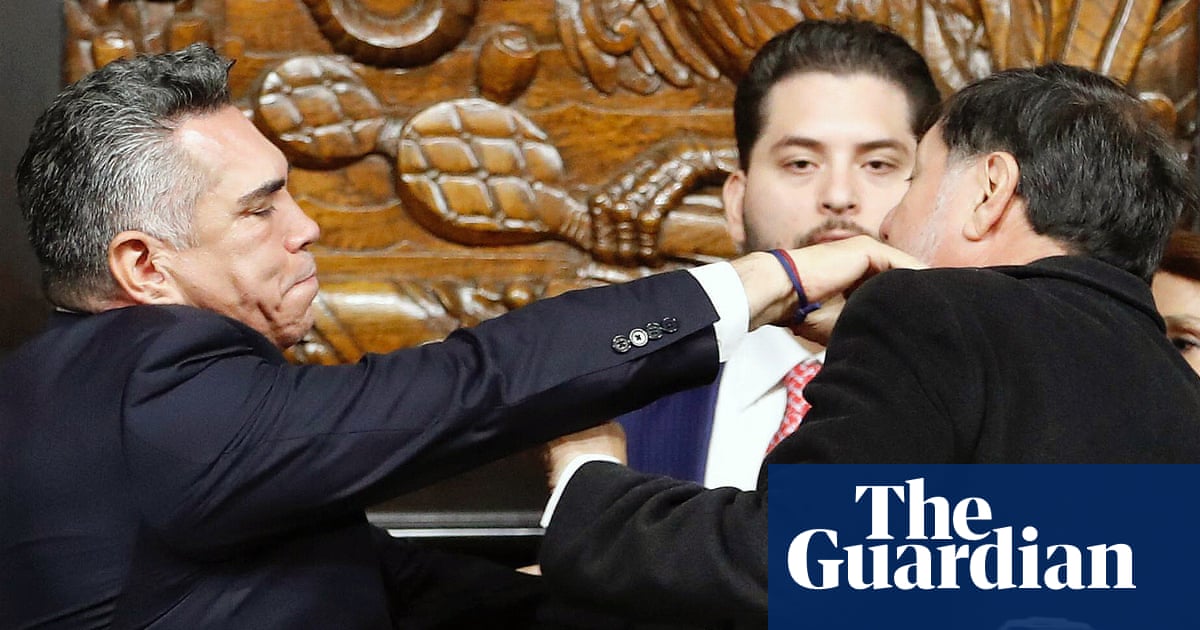 Brawl erupts in Mexico’s senate after debate over US military intervention to fight drug cartels